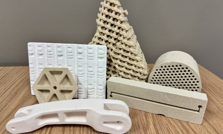 Tethon 3D与CONCR3DE陶瓷3D打印样件示意