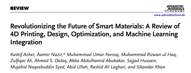 彻底改变智能材料的未来，4D打印研究探索响应性材料的新前沿