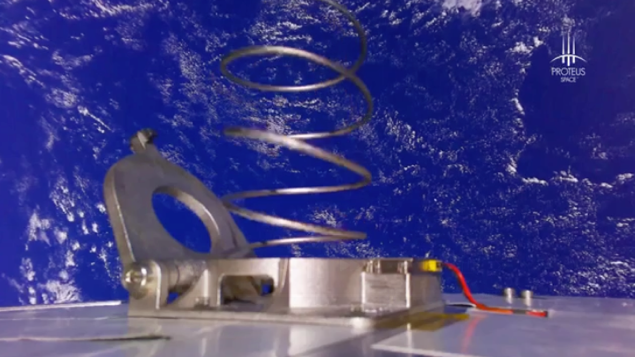 NASA在轨部署3D打印钛弹簧：将用于未来卫星天线展开