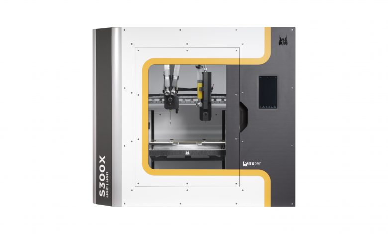 Lynxter推出弹性体3D打印新方案— S300X型硅胶3D打印机
