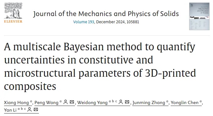 3D打印复合材料性能瓶颈：多尺度贝叶斯方法量化参数不确定性