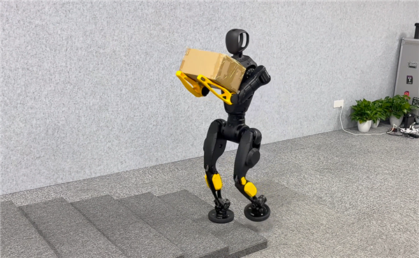 “稚晖君”出新作灵犀X2-N机器人：双轮秒变双足 咋踹都不倒