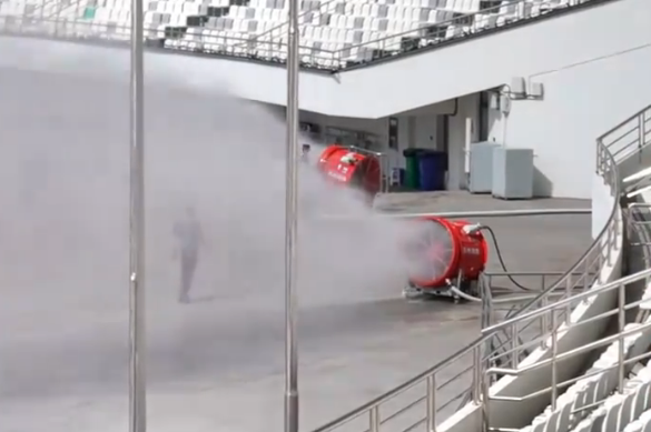 苏州主场降温机器人出大招:具备吹风、排烟、灭火三合一功能