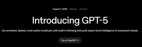 GPT-5强势登场：一键生成网页、写作像诗人、更懂健康问题