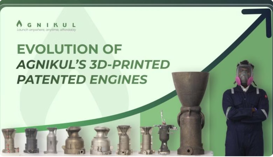  全长1米，一体3D打印镍合金火箭发动机