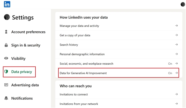 微软旗下领英：将默认使用用户数据训练AI模型！