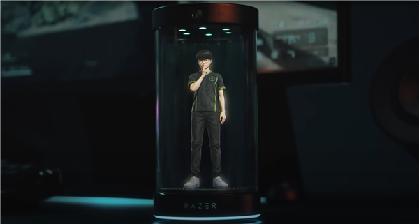 雷蛇发布全息AI助手：装杯的小女孩 能陪你打游戏