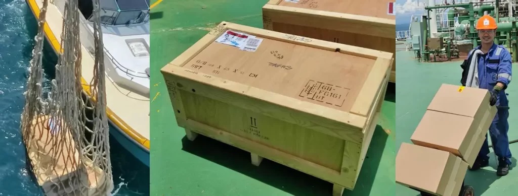 在船上安装之前交付Armada的PALS硬件