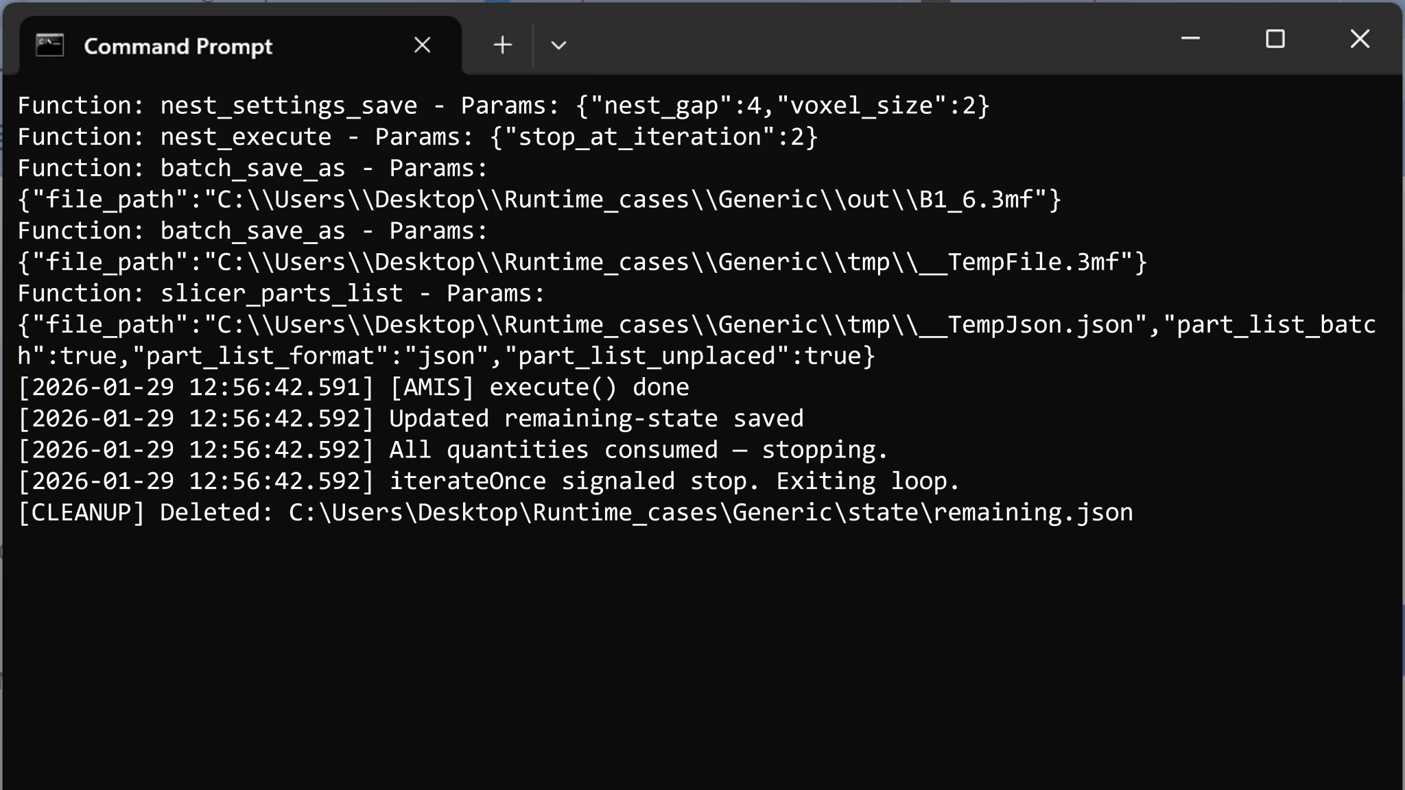 AMIS运行时执行日志 AMIS运行时执行日志