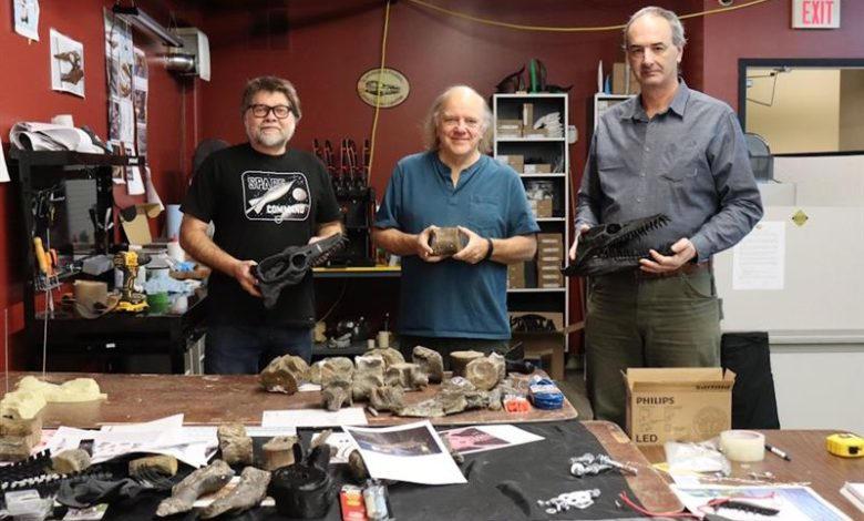 CFDC参与3D打印9米长的冥河龙骨架的人员