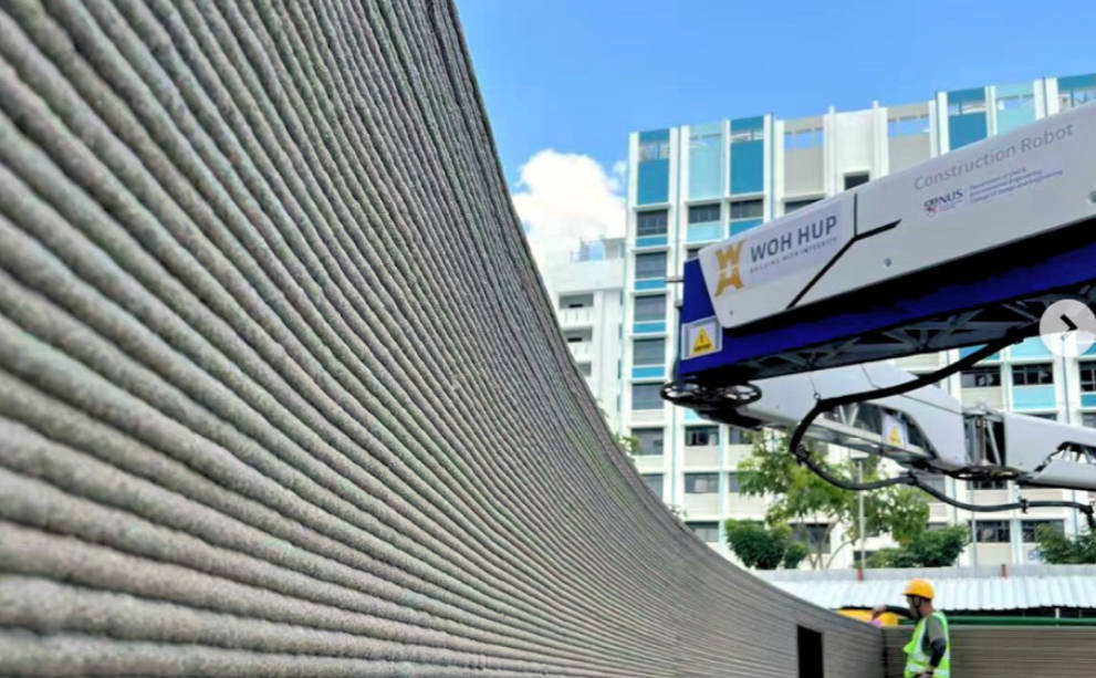 3D混凝土打印落地新加坡，2天打印好托育中心外墙