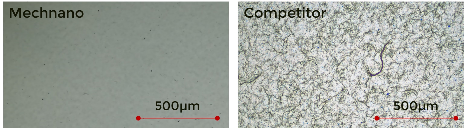 Mechnano公司的碳纳米管分散质量对比 Mechnano公司的碳纳米管分散质量对比