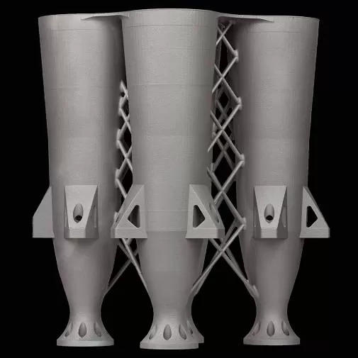 Wipro3D的金属3D打印部件示意