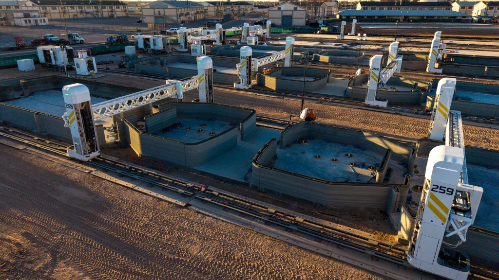 布利斯堡3D打印营房建设