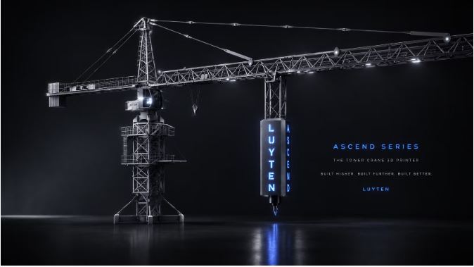 澳大利亚建筑技术公司Luyten 3D推出了“全球首款”塔吊式混凝土3D打印机