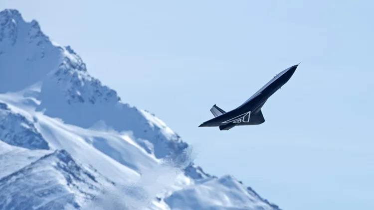 Aurora号探测器在Dawn Aerospace的一次测试飞行中 Aurora号探测器在Dawn Aerospace的一次测试飞行中