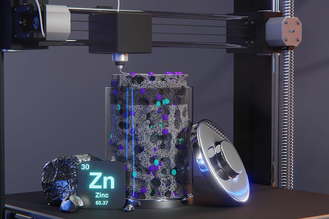 加州大学洛杉矶分校突破锌离子电池3D打印技术，能量密度提升七倍，成本更低、更安全